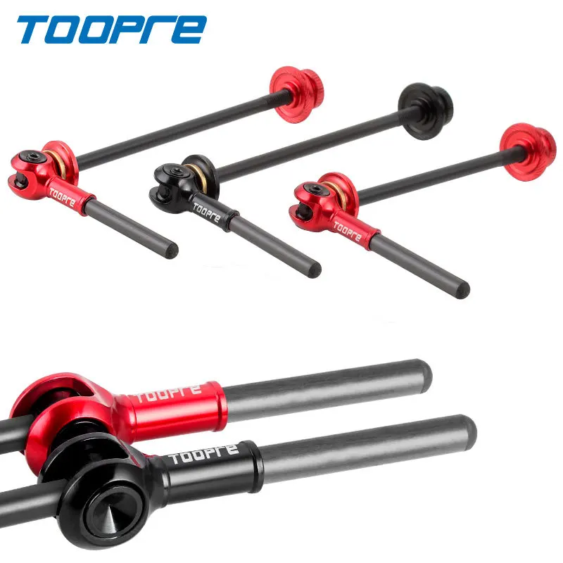 

TOOPRE Mountain Bike Titanium Quick Release Carbon Fiber Titanium Shaft Quick Release Lever Road Wheel Hub Tie Rod