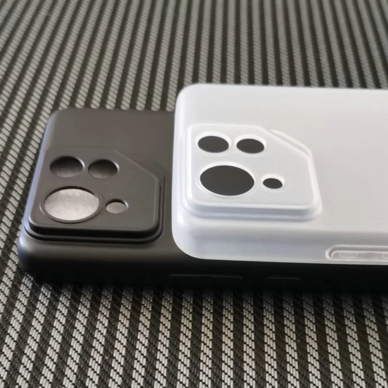 Matte Frosted Silicone Protective Phone Case - Soft TPU Back Cover