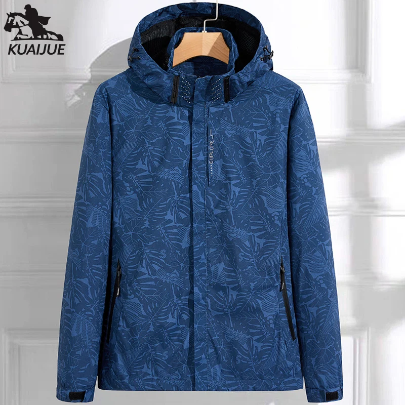 Jacket Mens spring autumn New thin men jackets camouflage Men's casual coats Windproof waterproof keep warm Jackets M-5XL 7618