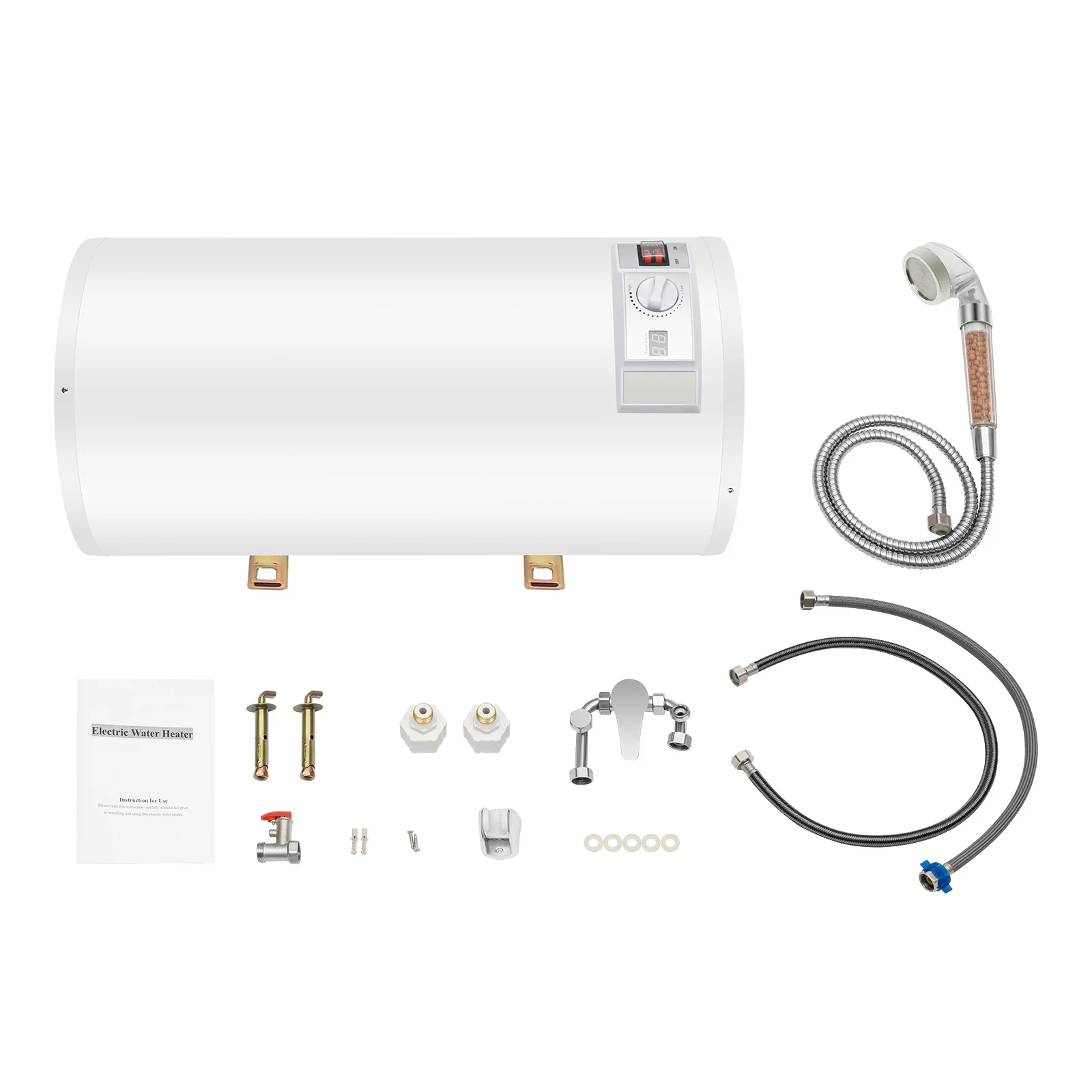 Elektro-Warmwasserbereiter 80 Liter mit LED-Anzeige & 2000 W