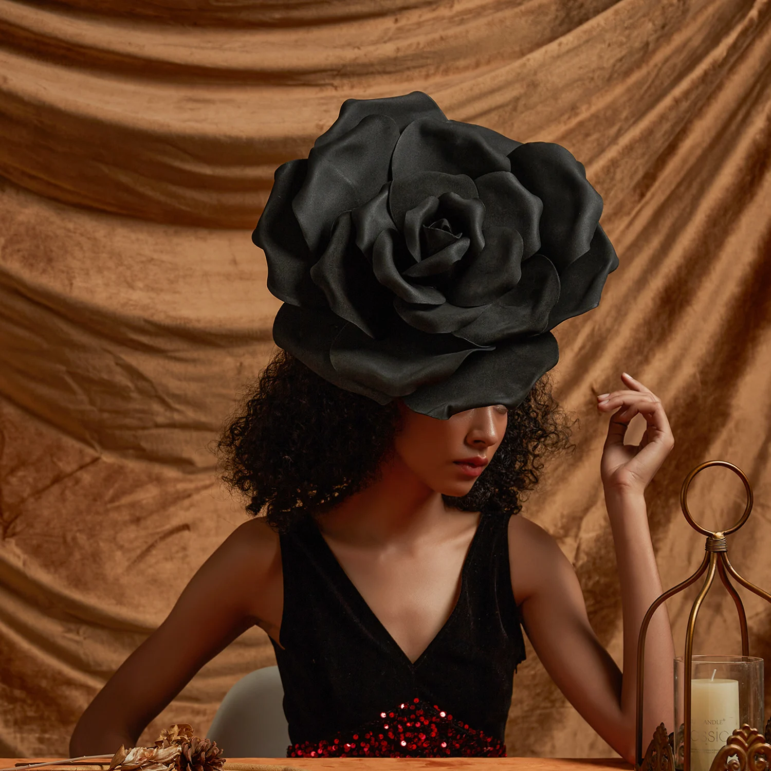 Photography Fascinators Unique Christmas Flower Hair Accessories Multicolour Kentucky Derby Hats Tea Party Performance Headwear