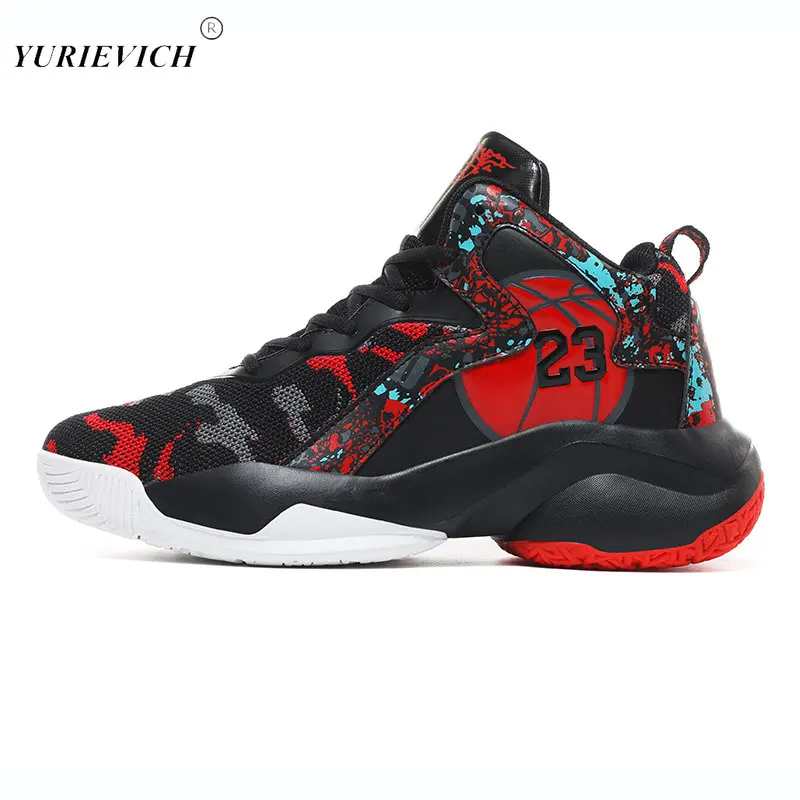

2023 New Basketball Shoes Breathable Confortable Sports Shoes Training Athletic Anti-slip Shock Absorption Basketball Sneakers