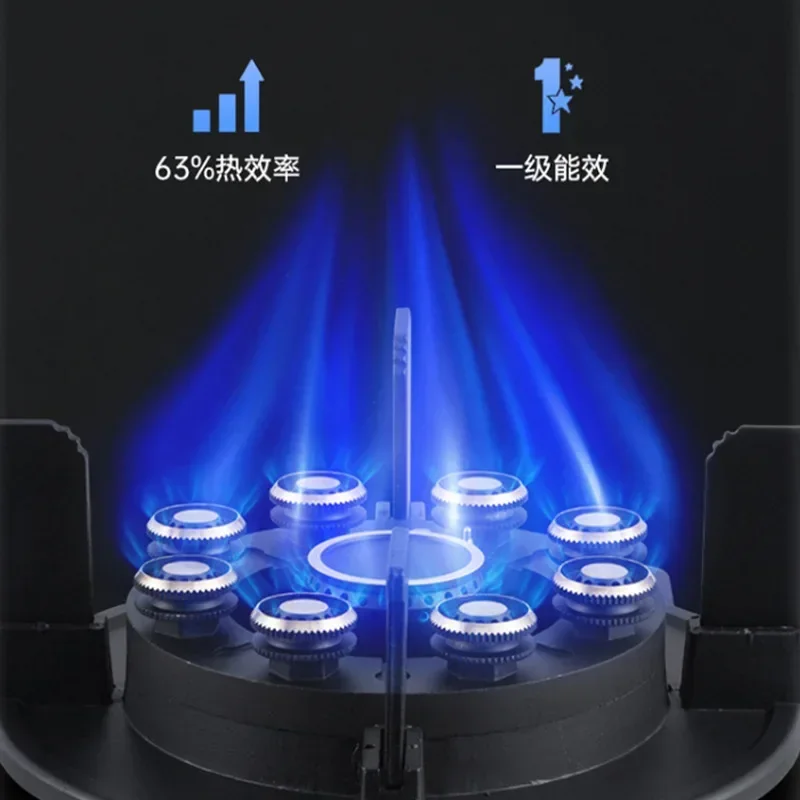 Can Be Turned up Timing Fierce Fire Gas Double Burner Household Gas Furnace Natural Liquefied Petroleum Stove Embedded