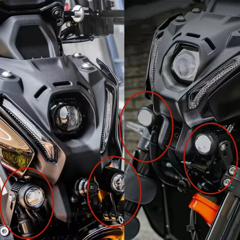 오토바이 스포트라이트 브래킷 스포트라이트 지지대 고정 브래킷 자동차 조명 액세서리 Yamaha MT 09 MT-09SP MT09 2021-2025