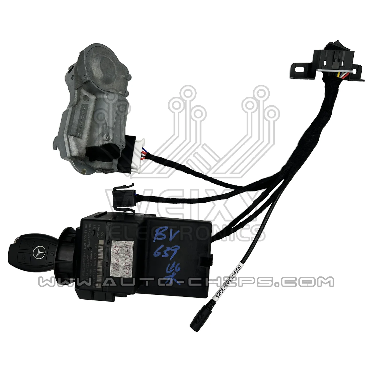 EIS ELV test platform cable W203 W463 W639 for Mercedes-Benz works with Abrites VVDI MB CGDI MB Autel test platform cable