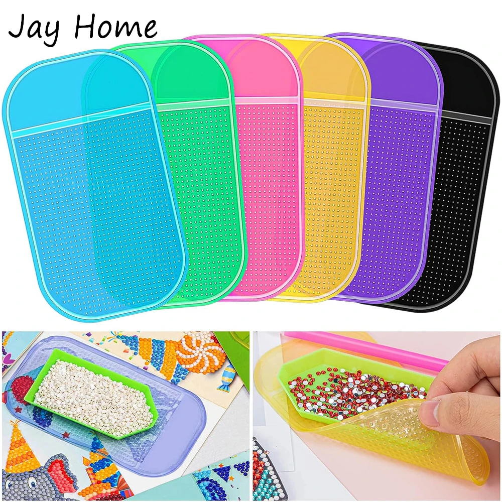 

1PC Anti-Slip Tools Sticky Mat for Diamond Painting Non-Slip Universal Gel Pad for 5D Diamond Painting Accessories for Kids