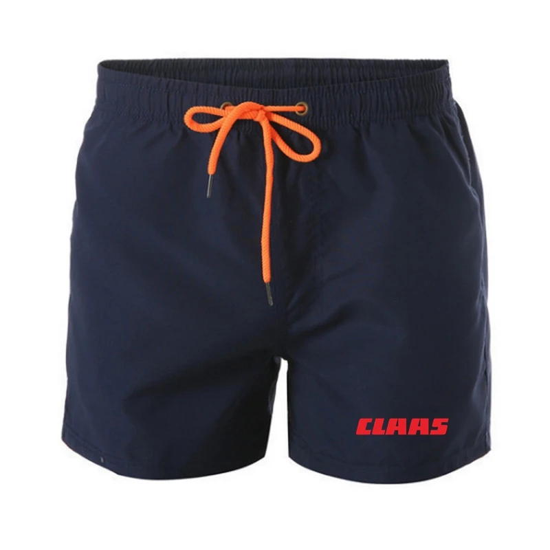 Бортовые шорты Claas, сельскохозяйственные Пляжные штаны, сетчатые дышащие быстросохнущие Свободные повседневные шорты для фитнеса