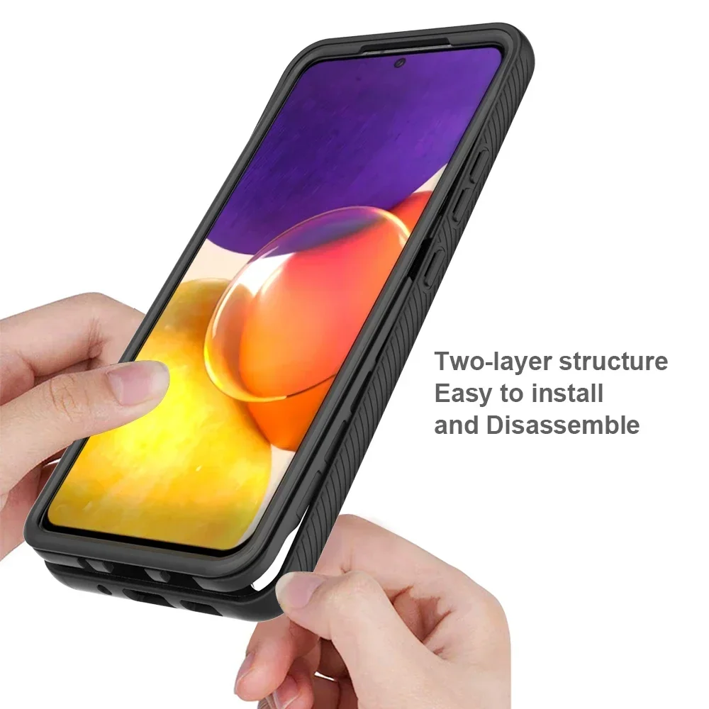 Shockproof Crystal Hybrid Armor Phone Case