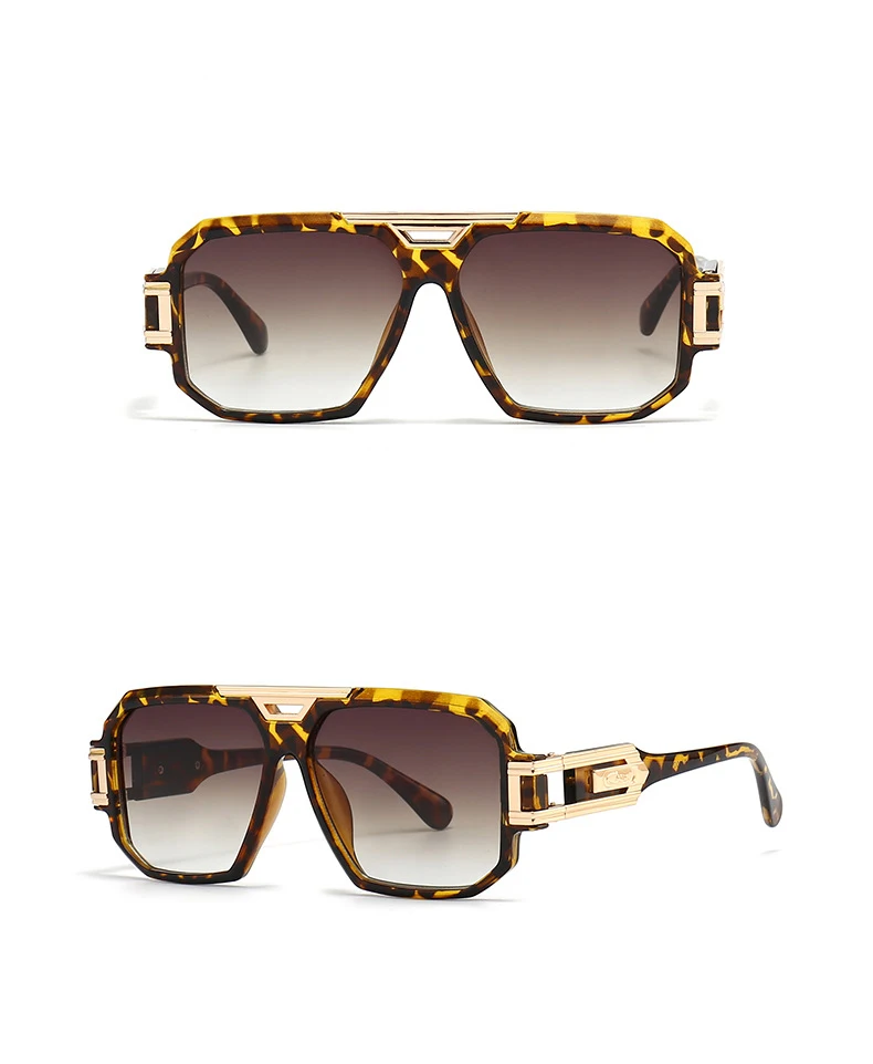56478 Mode Männer Sonnenbrille Frauen 2023 Vintage Luxus Marke Designer Übergroßen Brillen Männlich Shades Uv400 Fahren Gläser – Detail 16