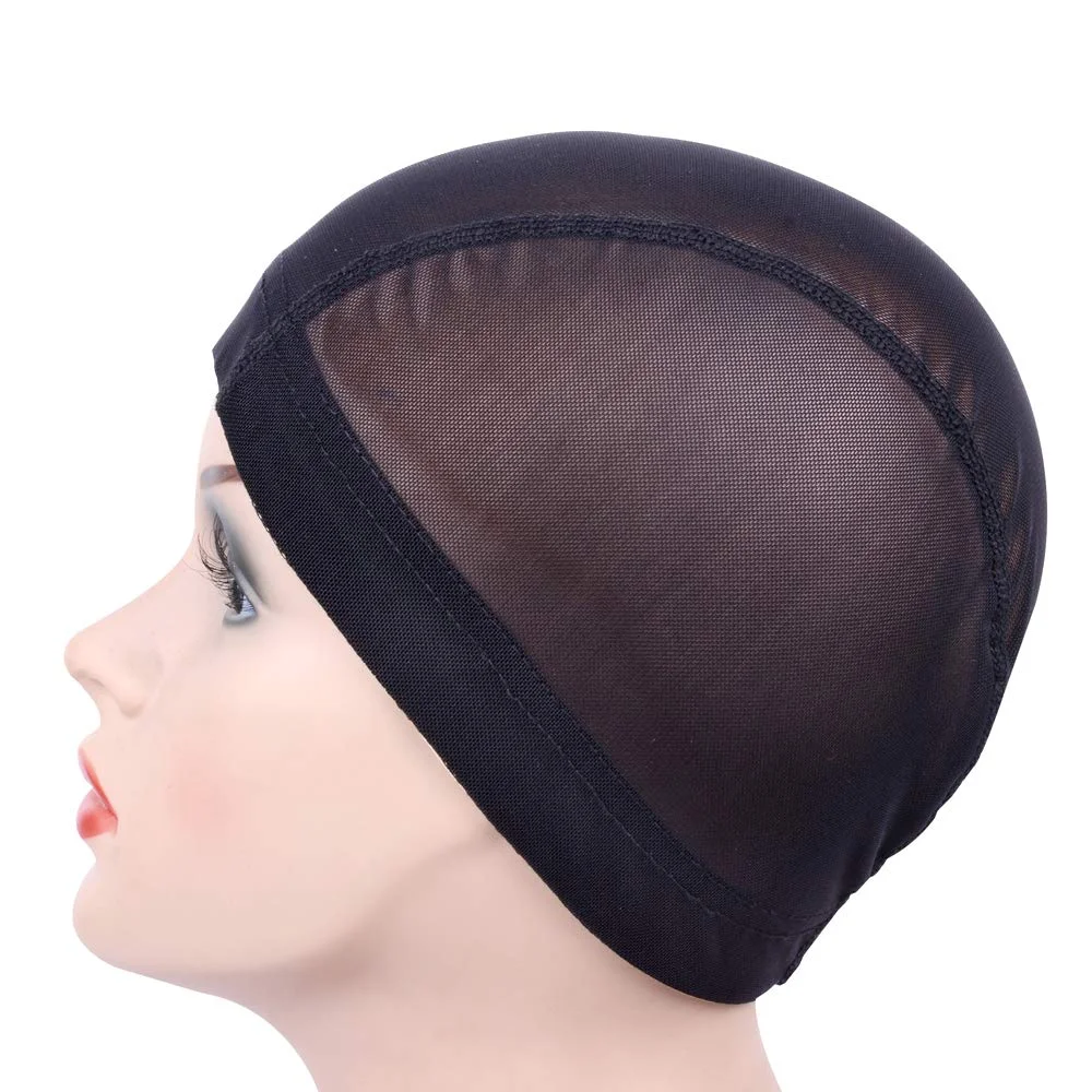 Mesh wig cap for making wigs, black mesh dome cap, M-type hair net, dome cap, elastic stick