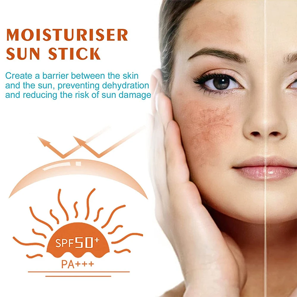 18ml Sunscreen Stick Anti-UV Moisturizing Preventing Sunburn Whitening Matte Summer Brightening Refreshing Skin Cream Woman Use 4