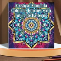 1pc Art Coloring Book 22 Page Coloring Books Gift For Birthday Party Relieve Stress Kill Time Graffiti Painting Drawing Art Book 1
