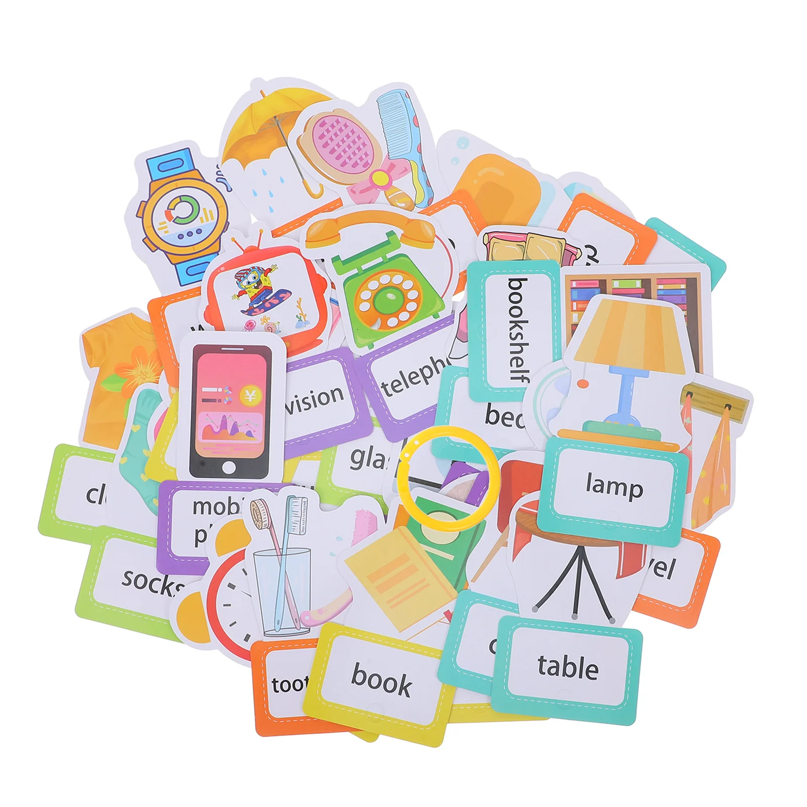 

30 Pcs Early Education Cards English Learning Toy Funny Kids Plaything Toddler Toys