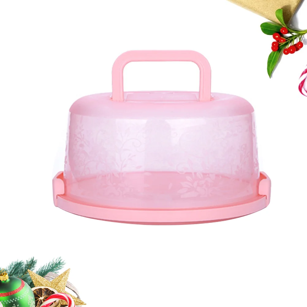 

Refrigerator Fruit Storage Case Crisper for Kitchen Fridge Organizer with Handle Cupcake Stand