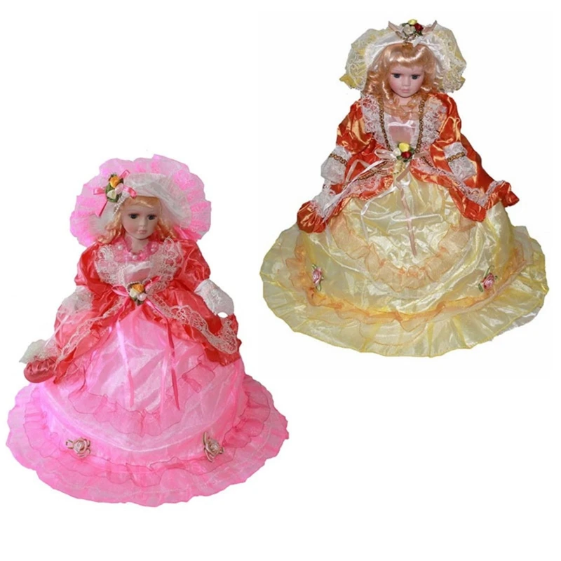 Victorian Porcelain Female Princess Reborns Toy Housewarming Table Decor DropShipping