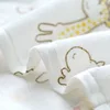 Newborn Swaddle Baby Blanket Two Layer Muslin Cotton 110*120cm Soft Newborn Bath Gauze Infant Wrap Sleepsack Stroller Cover 3