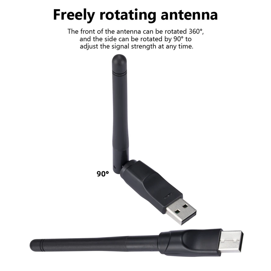 WiFi Adapter 150Mbps MT7601 USB for PC laptop Windows