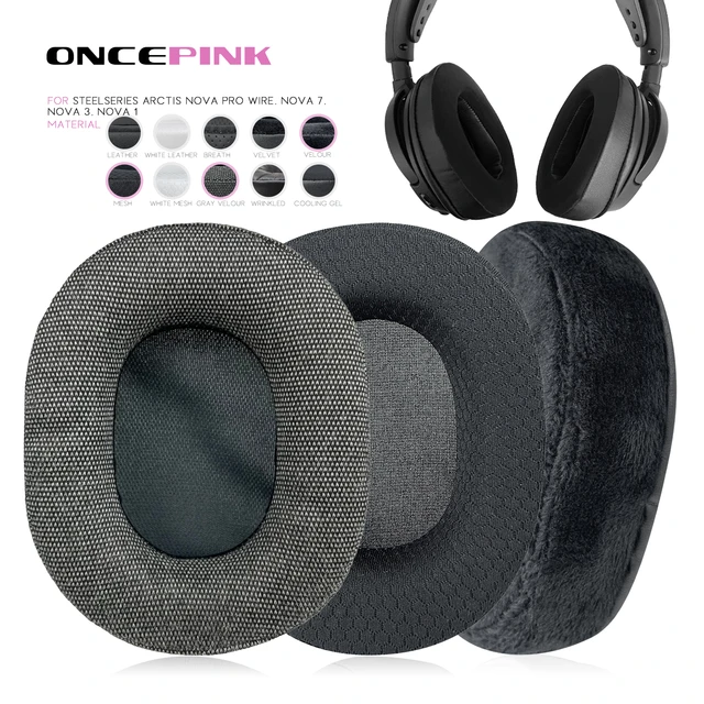 Oncepink Replacement Ear Pads for Steelseries Arctis Nova Pro Wire