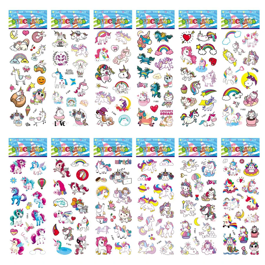 5 Sheets Kids Stickers Puffy Stickers for Children Birthday Christmas New Year Gift for Girl Boy Scrapbooking Cartoon Stickers 2