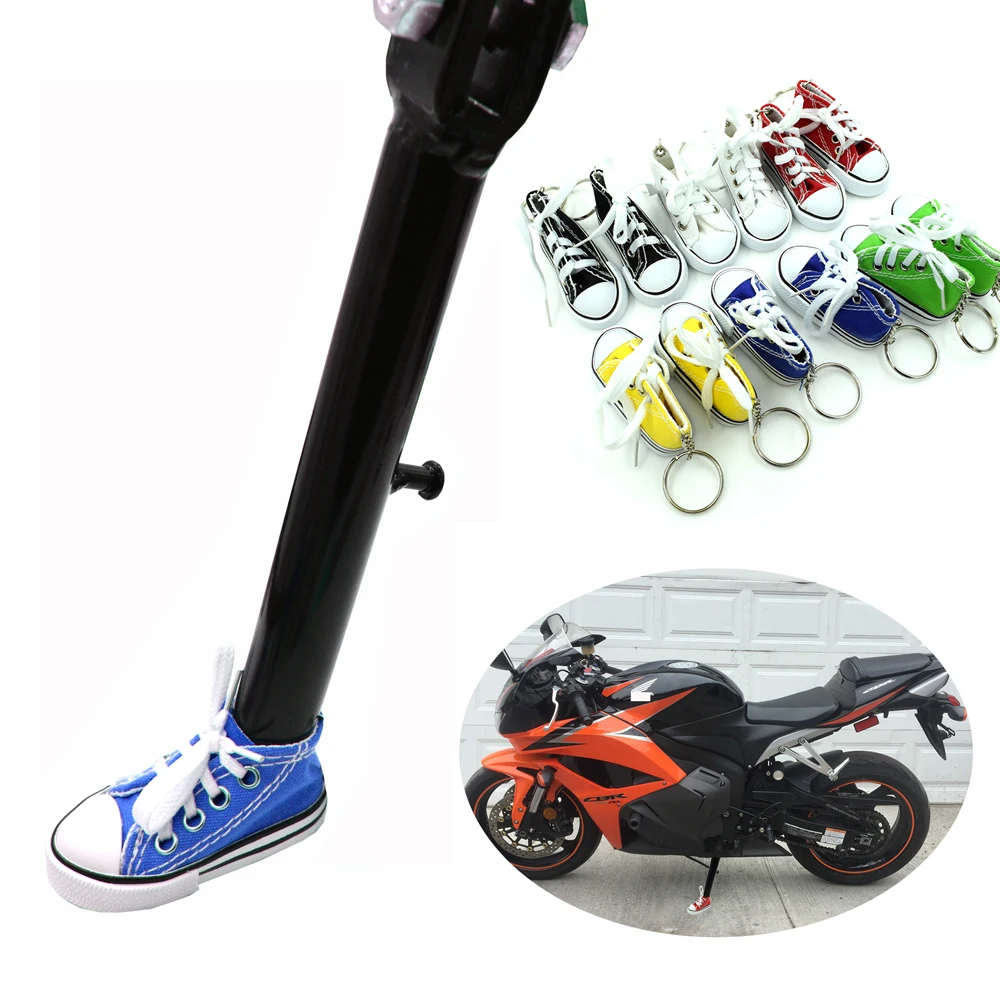 

Cool Motorcycle Bike Foot Support Bracket Electric Car Tripod Decoration Tripod Cover Decoration Locomotive Tripod