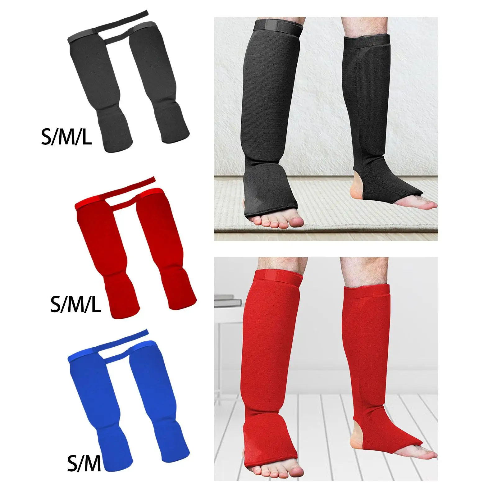 Ladies Shin Instep Guards Protector Leg Pads Cloth Elastic Sport Washable
