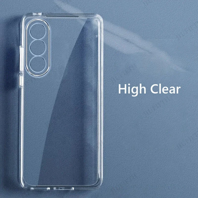 Sleek Transparent Soft TPU Phone Case - Simple Slim Design
