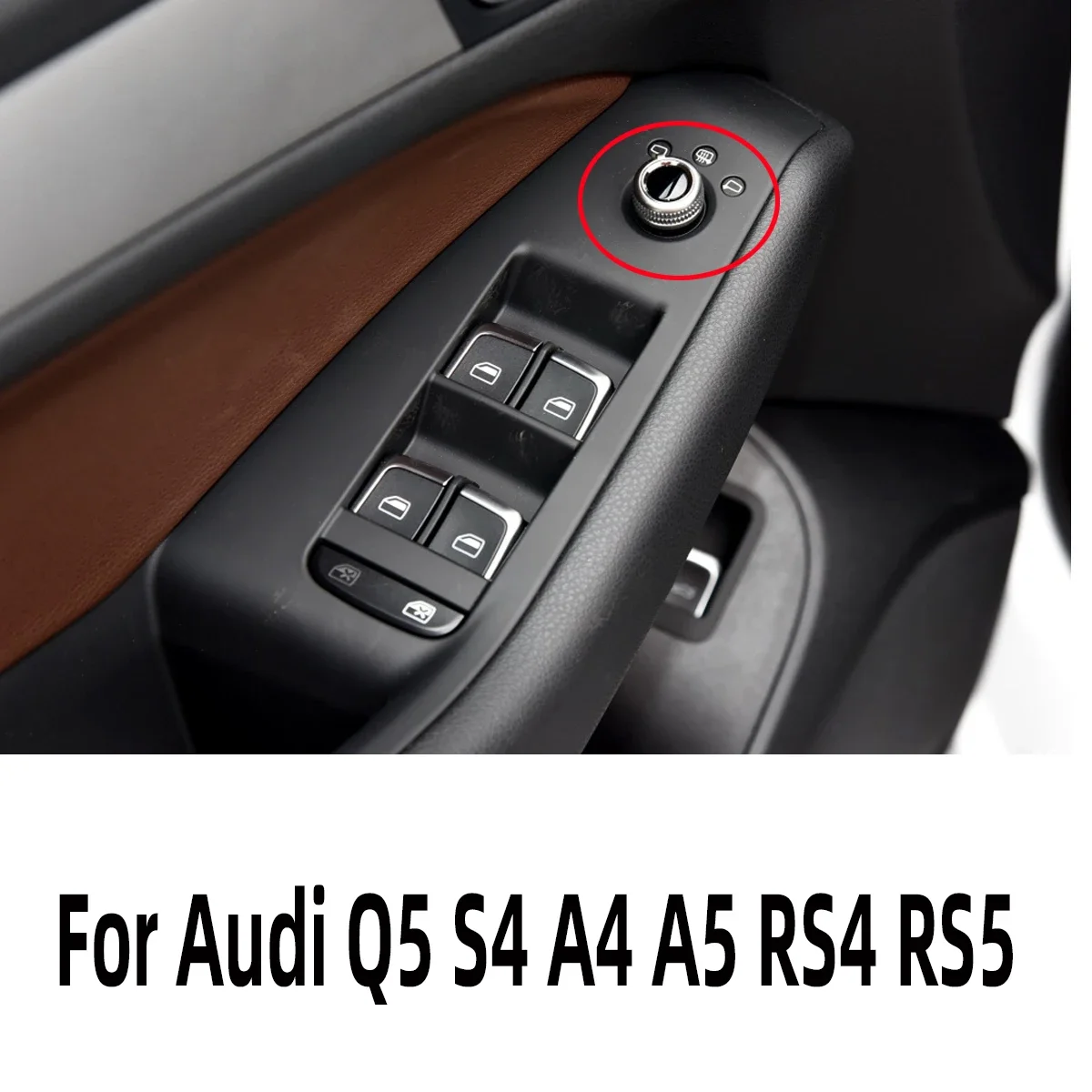 Audi純正(アウディ) クロームシートアジャストスイッチノブ クロームシートアジャストスイッチノブ Audi純正(アウディ