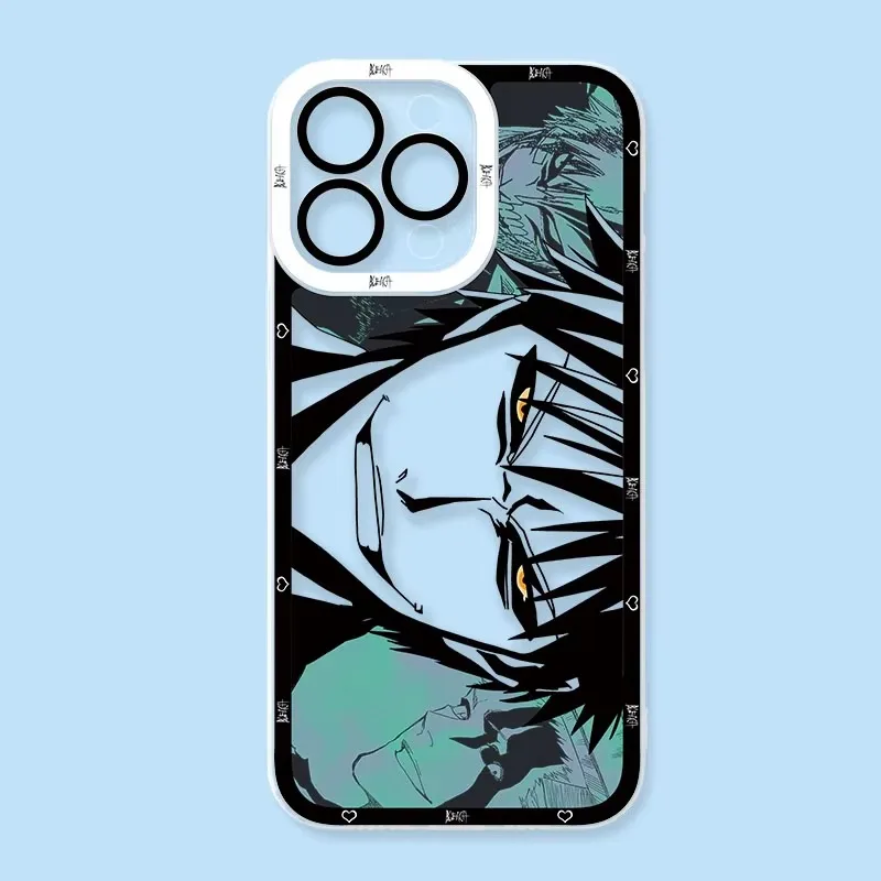 Shockproof Soft Silicone Clear Anime Bleach Ichigo Phone Case Cover