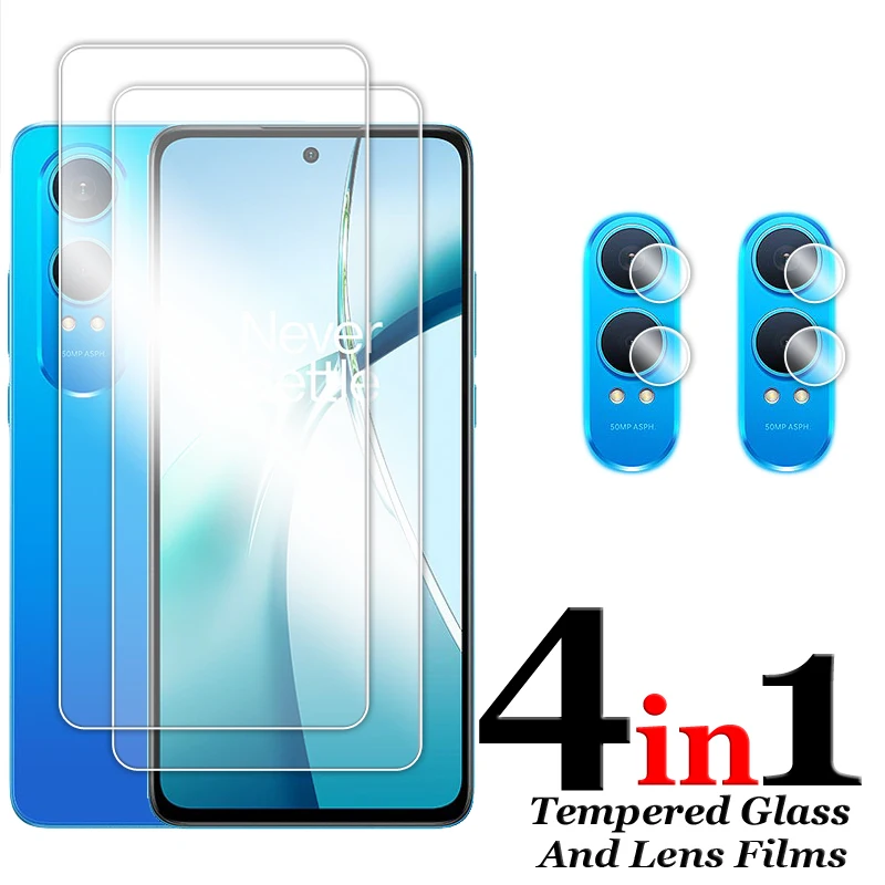 OnePlus Nord CE4 Lite 5G Full Glue Clear Tempered Glass Screen Protector, 6.67 Inch