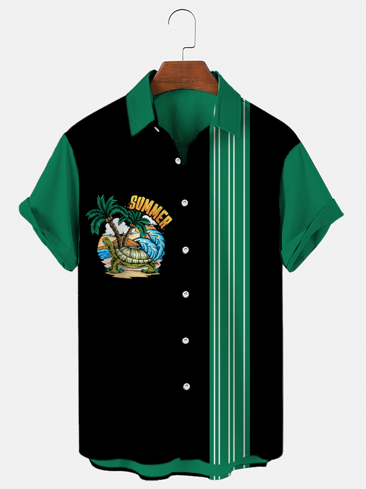 Men's Hawaiian Shirt 6xl Loose Stretch Shirt Top Men's And Women 3d Print Coconut Tree Single Breasted Short Sleeve Beach casual short sleeved shirt,short sleeved shirt,hawaiian shirt
