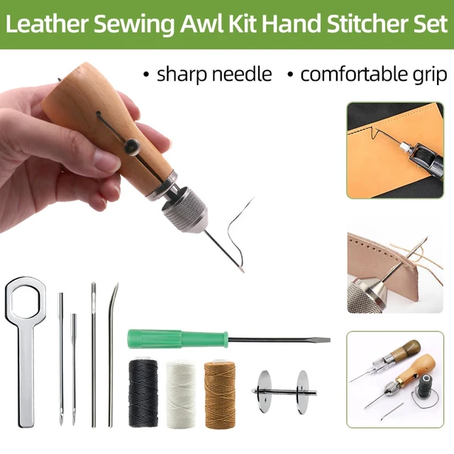 Speedy Stitcher Sewing Awl for sewing or repairing leatherwork, crafts, and  sports equipment.