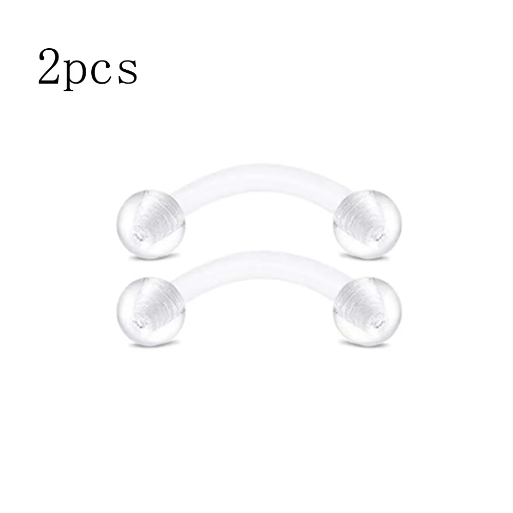 Piercing Retainer Clear Bioflex Flexible Nose Tongue Eyebrow Tragus Navel Belly Nipple Barbell Lip Labret Stud Retainer piercing jewelry nose studs body piercing earrings ear piercing jewelry ear studs belly button earrings belly button piercings body piercing jewelry body jewelry