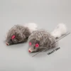 Cat Mice Toys False Mouse Cat Toy Long Tail Mice Soft Real Rabbit Fur Toy For Cats Plush Rat Playing Chew Toy Pet Supplies 6