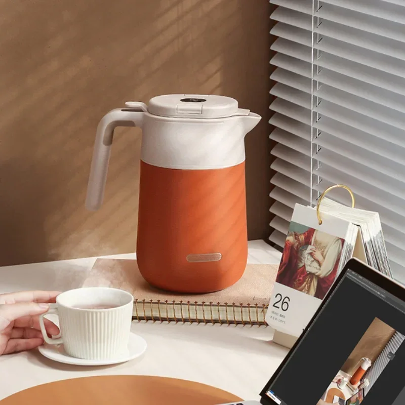 Large Capacity Insulated Flask Kettle, Portable Household Vacuum Flasks, Thermos Pot, Hot Water Bottle with Digital Display