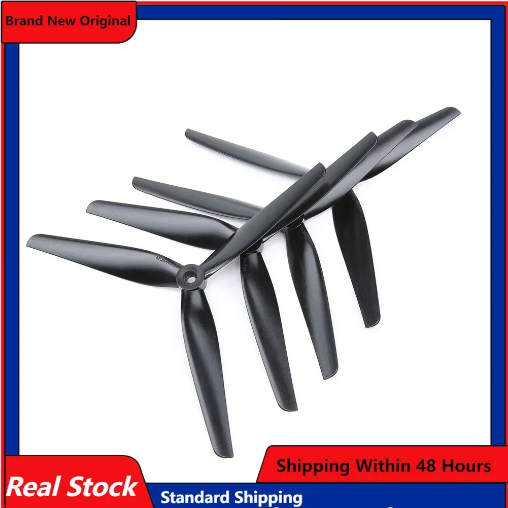 

2 пары (2CW + 2CCW) HQPROP 8X4X3 8040 3-лопастные черно-стеклянные волоконные нейлоновые пропеллеры для 8-дюймовых мультикоптеров X-Class MacroQuad FPV беспилотных летательных аппаратов