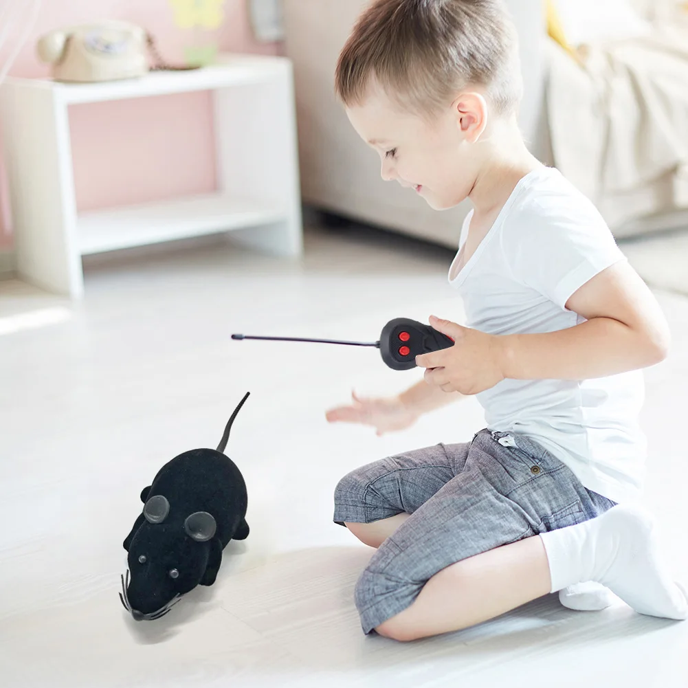 Remote Control Pet Toys Toys Wireless Mice Remote Control False Toy Playing Funny Mouse Soft Kids Electronic Rat Rubber Realistic Pet Supplies remote control dinosaur toys remote control insect toys remote control snake toys