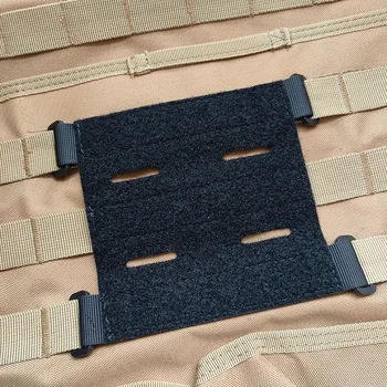 Nylon Tactical Patches Board Molles Patches Panel Display Holder for Backpack Hunting Mini Patches Board Strip Molle Accessories