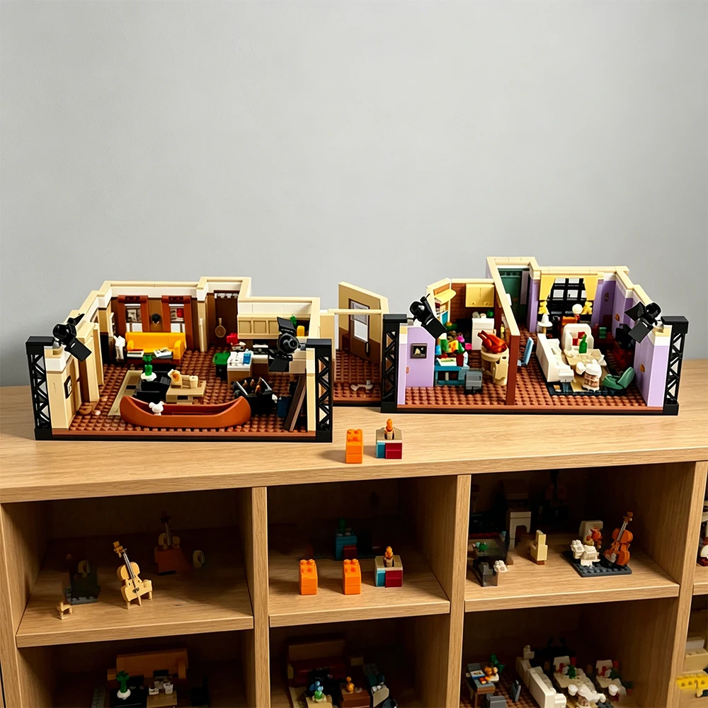 Popular toys, creative series, apartment model building blocks of various apartment types, children's educational assembly toys - 5