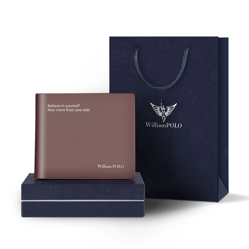 Large-capacity card holder men's leather anti-degaussing multi-card wallet long multi-function clutch WILLIAMPOLO 4