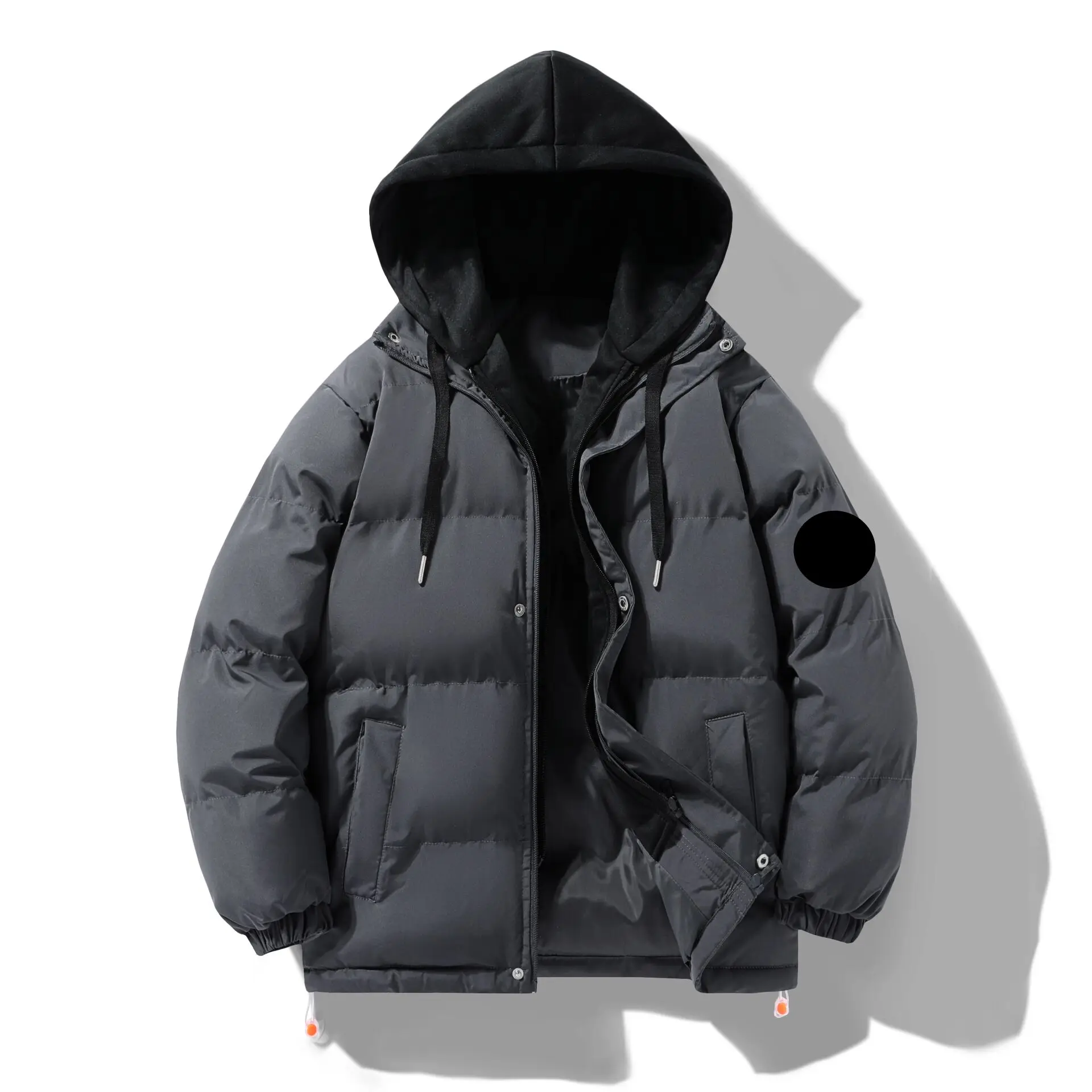 Men's Down Suit Winter Vacation Two Pieces Fashion Brand Thickened Warm Waterproof Cotton Couple Bread Coat_voghion.com