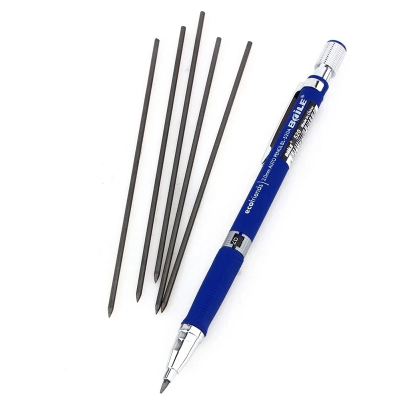 10/12 Pieces Office Mechanical Pencils 2.0 mm 2B Lead Holder Drafting Drawing Writing School Gifts