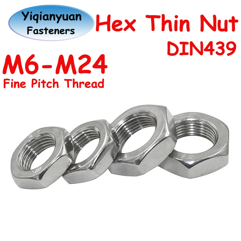 Dadi Esagonali Inox A2/304 GB6181 - Set 2pcs M12 - Foto 6