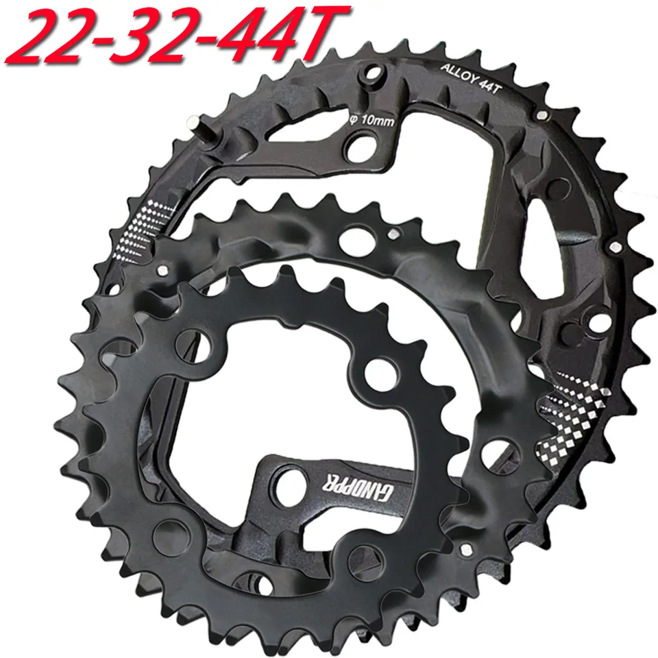 Plato De Bicicleta De Montaña 104/64BCD - 22T, 32T, 44T Para 3x9 Velocidades, O 24T, 32T, 42T Para 3x10 Velocidades, De Acero, Pieza De Anillo De Cadena