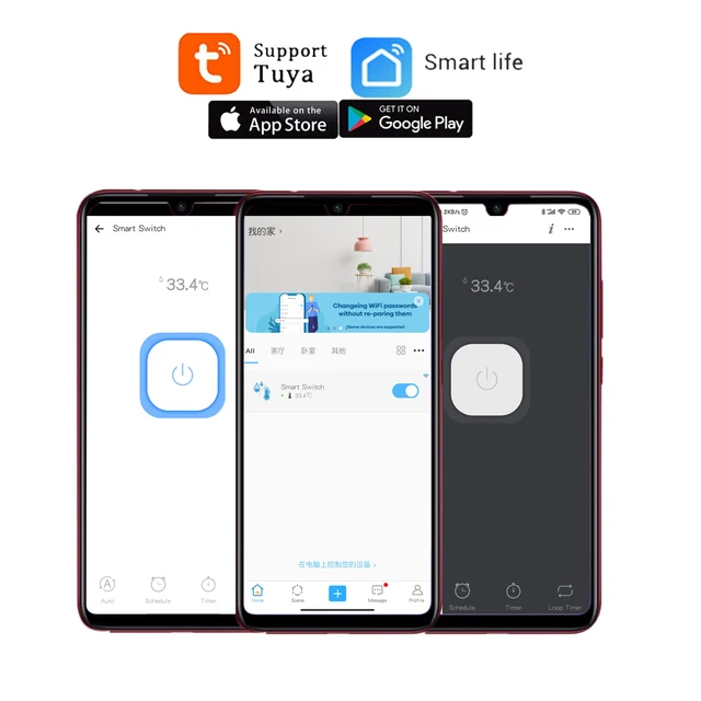 Tuya WiFi Smart Temperature Switch Sensor Single Relay Output Module Wireless Controller Work With Alexa Google Home 2
