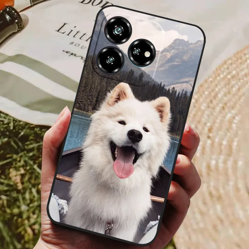 Luxury Painted Silicon Phone Back Cover - Protective Shell Design