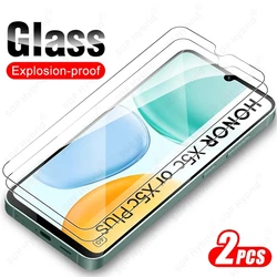 Premium Tempered Glass Screen Protector - 2 Pack for Honor X5c (Transparent)
