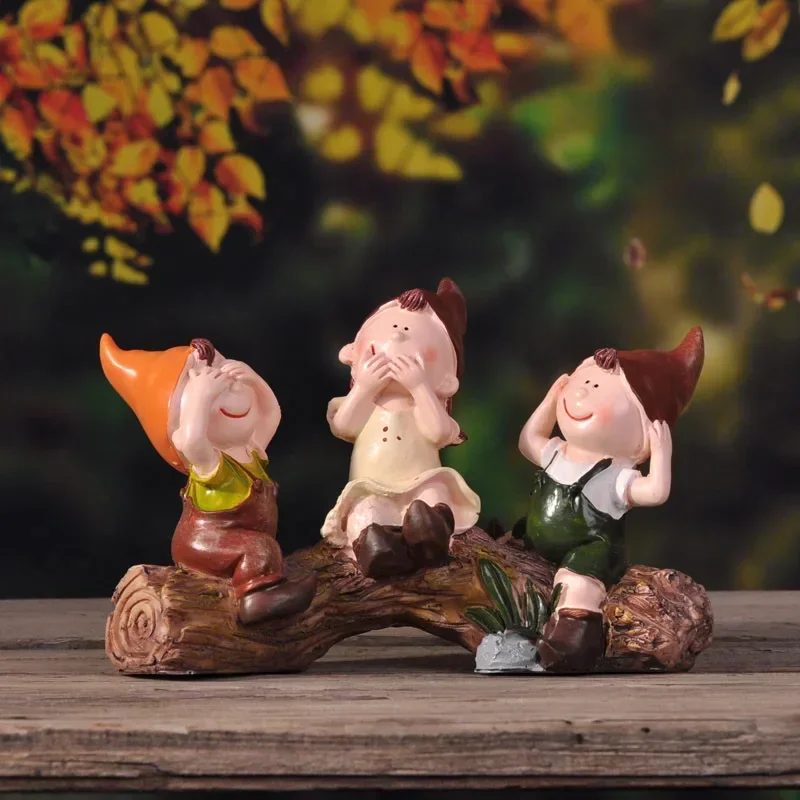 

Three kids sculpture American home decoration children resin statue crafts ornaments Living Room Decor Creative birthday gifts