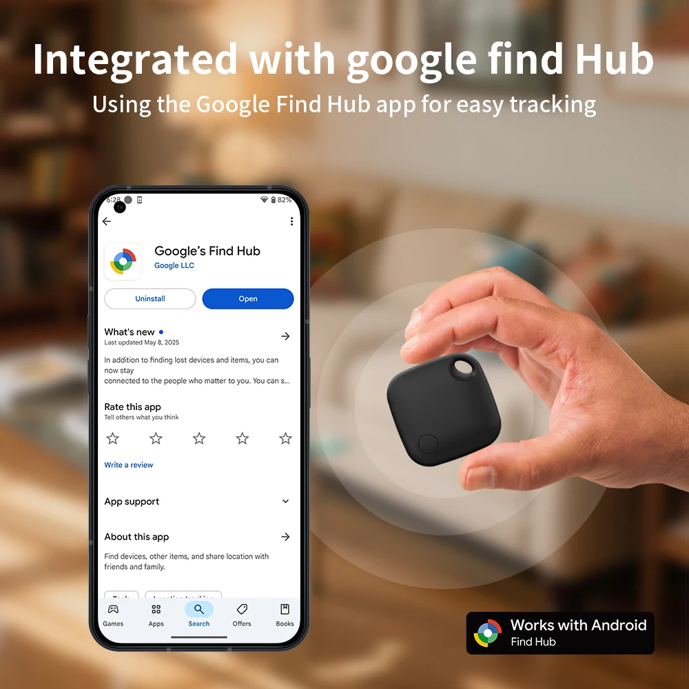 RSH Location Tracker with Google Find Hub App Integration