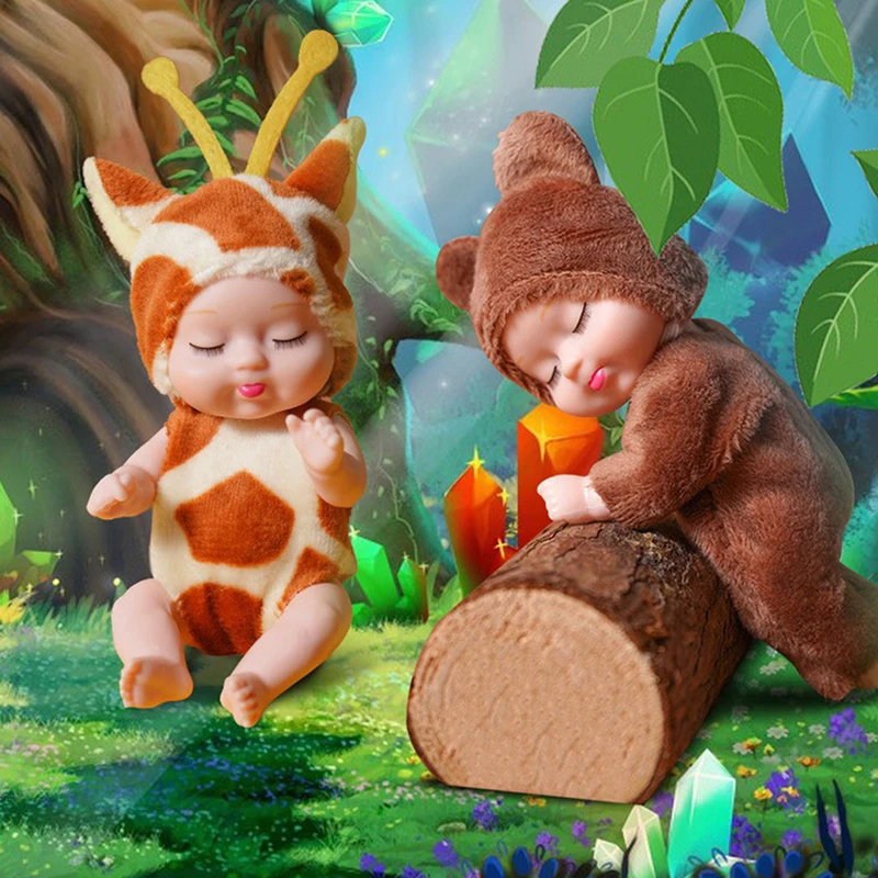Куклы Новорожденные игрушки Серия животных детские куклы полностью силиконовые