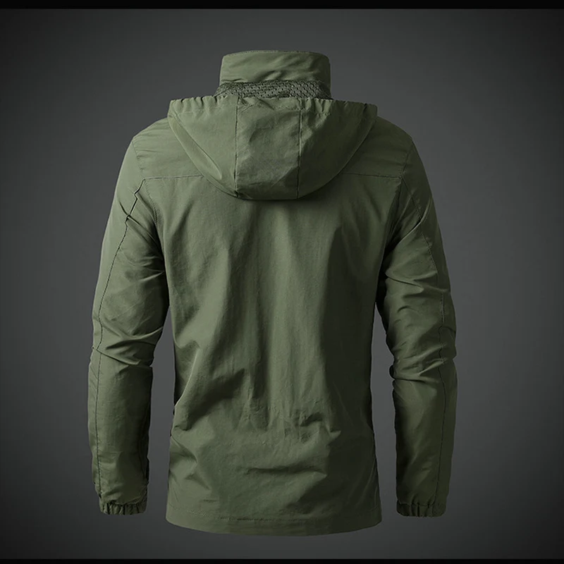 Man MOTO POC Bicycle Jacket Running Jacket MTB Wind Coat Road Bicycle Clothing Windproof Long Jersey Cycling Windbreaker